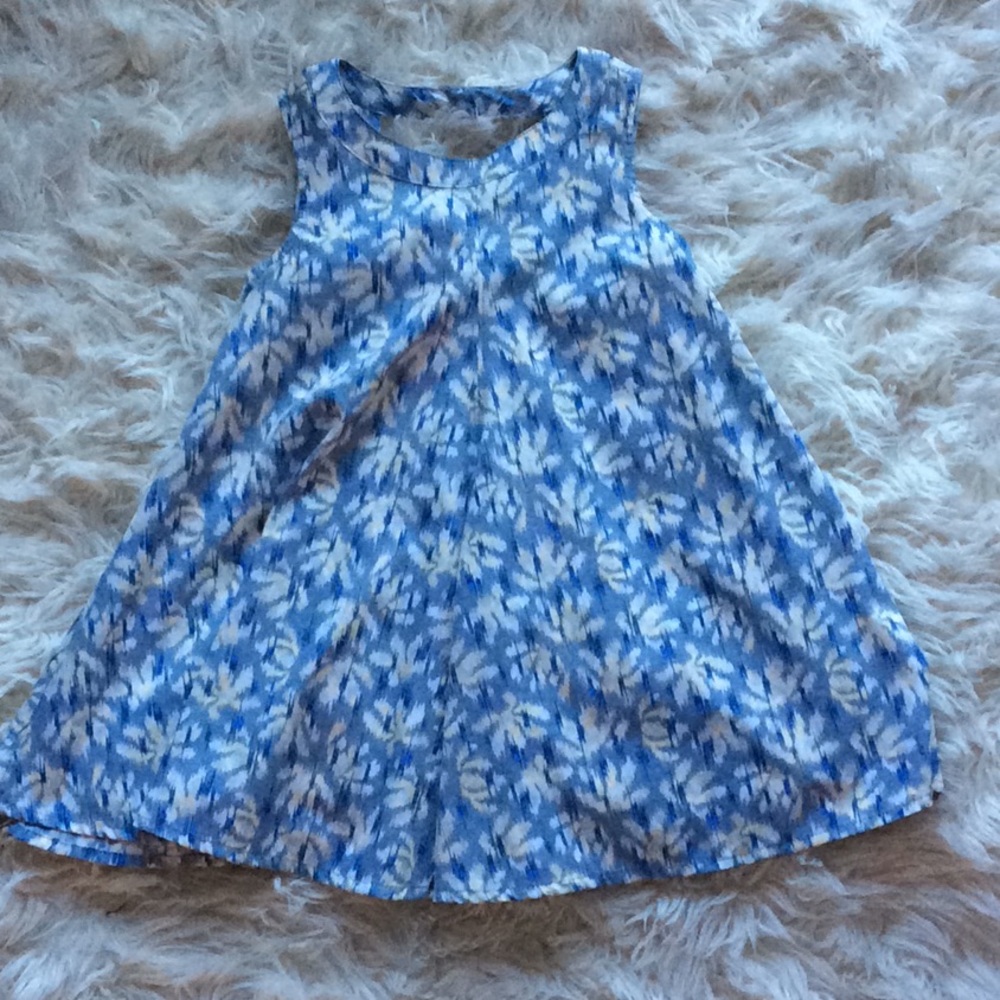 5/$25 abstract swing tank. dress pastels size 3T